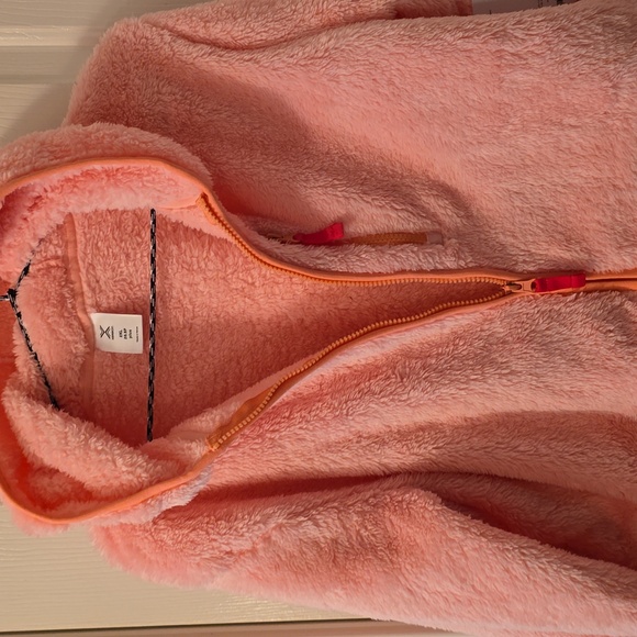 XERSION BRAND GIRLS PINK HOODED ZIPPERED JACKET SIZE XL 16 - Picture 8 of 11